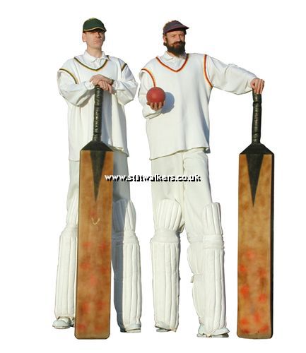 Sports Themed Stilt Walkers