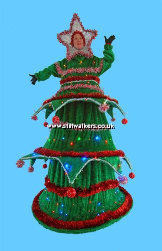 Christmas Themed Stilt Walkers