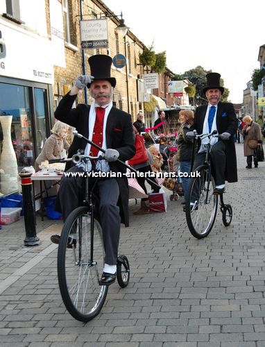 Victorian Penny Farthing Riders