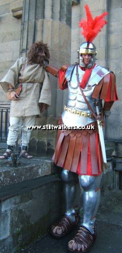 Roman Themed Stilt Walkers