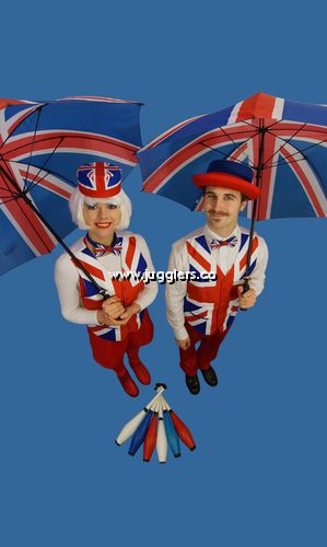 British Themed Jugglers